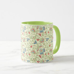 Elegant William Morris Renaissance Floral Mug