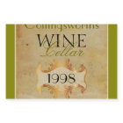 Elegant Wine Bottle Label Personalised