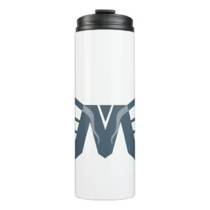 Elegant Wing Letter M monogram Thermal Tumbler