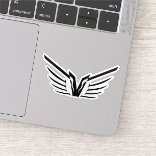 Elegant Wing Letter V monogram