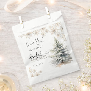 Elegant Winter Bridal Shower  Favour Bag