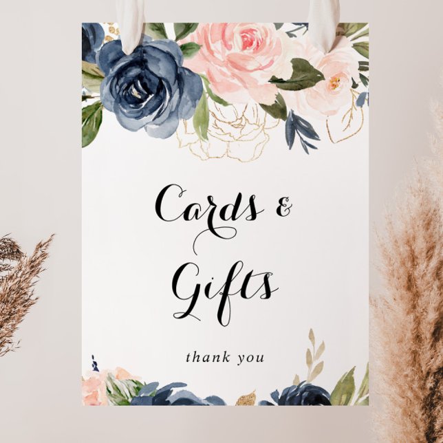 Elegant Winter Floral Cards and Gifts Sign (Creator Uploaded)