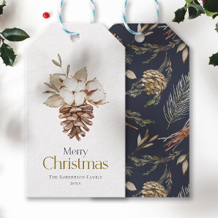 Elegant Winter Gift Tag – "Merry Christmas"