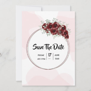 Elegant Winter Invitation Card Design Template