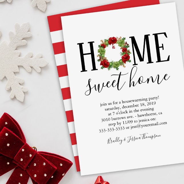 Elegant Winter New Home Housewarming Party Invitation (Creator Uploaded)