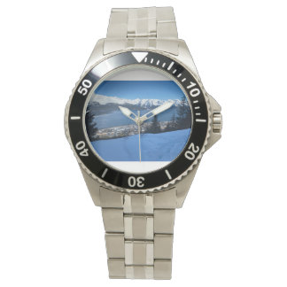 Elegant Winter Overlook Scenic Watch - Alaska