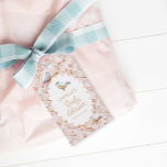 Elegant Winter Pink Floral Girl Baby Shower Gift Tags<br><div class="desc">Add an enchanting touch to your baby shower favours with our Winter Pink Floral Tags! Pretty, personalised, and perfect for your winter wonderland theme. The tag is the perfect finishing touch to your party favours, adding a personal and memorable element to your party favours. Matching items in our Winter Pink...</div>