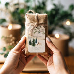 Elegant Winter Woodland Baby Shower Gift Tags<br><div class="desc">Discover the magic of winter with our Elegant Winter Woodland Baby Shower Thank you tags! Add an enchanting touch to your baby shower favours, making each guest feel appreciated and loved. Elevate your gratitude with a sprinkle of elegance in every detail! Click Personalise to edit all text. Matching items in...</div>