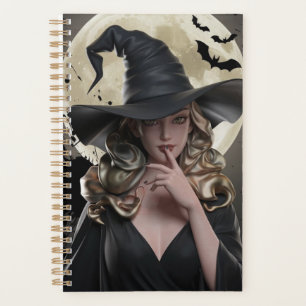 Elegant Witch Full Moon Journal Planner