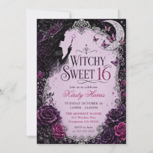 Elegant Witchy Sweet 16 Invitation
