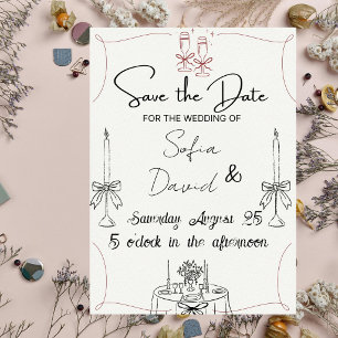 Elegant with Candles, Impress Everyone wedding  Invitation