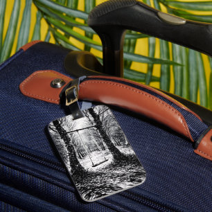 Elegant with natural landscapes luggage tag