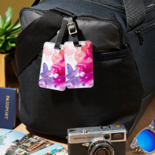 elegant with natural landscapes luggage tag