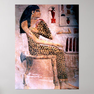 ELEGANT WOMAN ,FASHION AND BEAUTY OF ANTIQUE EGYPT POSTER
