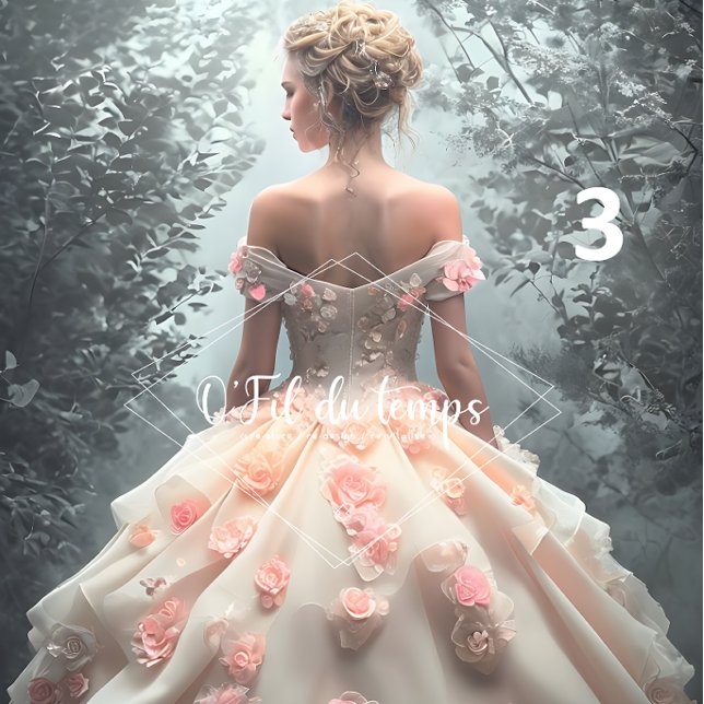 Elegant Woman in Opulent Ball Gown  Tissue Paper (Creator Uploaded)