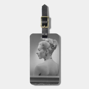 Elegant Woman Luggage Tag
