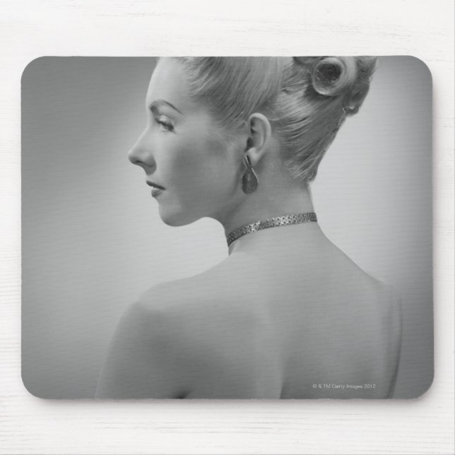 Elegant Woman Mouse Pad (Front)