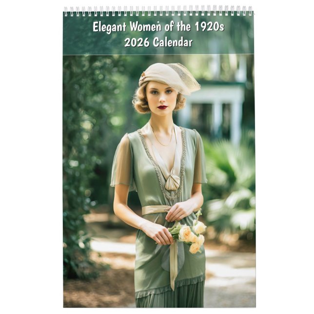 Elegant Women of the 1920s – 2026 Calendar (Cover)