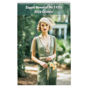 Elegant Women of the 1920s – 2026 Calendar