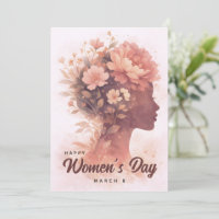 Elegant Women's Day Celebration Floral March 8