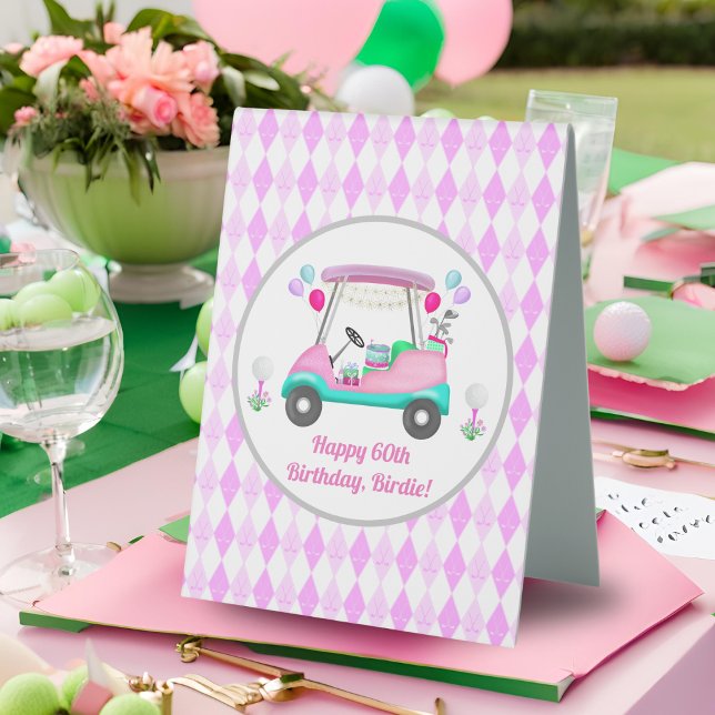 Elegant Women's Golf Party Cart Birthday (Creator Uploaded)