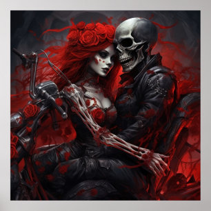 Elegant Women's Road Poster