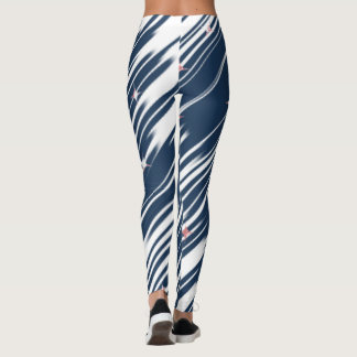 Elegant Women's Striped Leggings