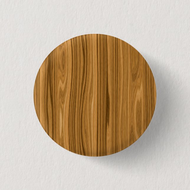 Elegant Wood grain style 3 Cm Round Badge (Front)