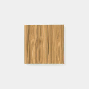 Elegant Wood grain style Post-it Notes