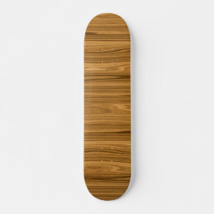 Elegant Wood grain style Skateboard