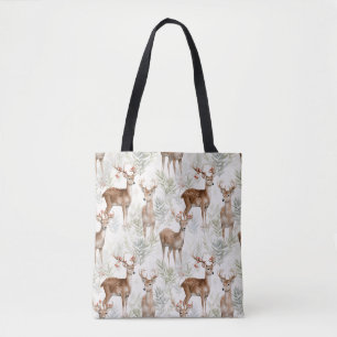 Elegant Woodland Deer Tote Bag – Nature-Inspired