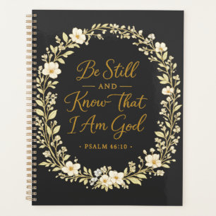 Elegant Wreath Christian Faith Design For Women Planner