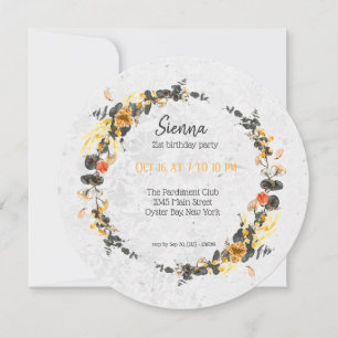Elegant Wreath for all occassions Invitation