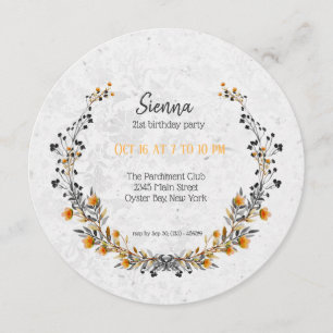 Elegant Wreath for all occassions Invitation