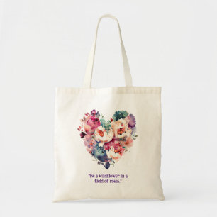 Elegant Wreath Tote Bag for Formal Occasions