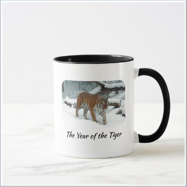 Elegant Year of the Tiger Chinese Astrology Mug (Creator Uploaded)