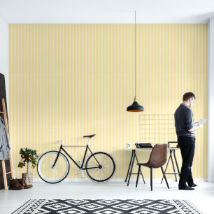 Elegant Yellow Striped Wallpaper