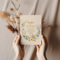 Elegant Yellow Sunflower Sunny Baby Shower