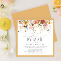 Elegant Yellow Wildflower Bridal Shower By Mail