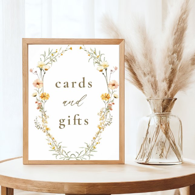 Elegant Yellow Wildflowers Cards and Gifts Poster (Creator Uploaded)