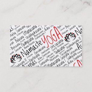 Elegant Yoga Centre / Yoga Business / Teacher's Card