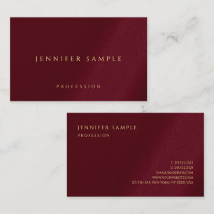 Elegant Your Custom Gold Colour Text Template Luxe Business Card