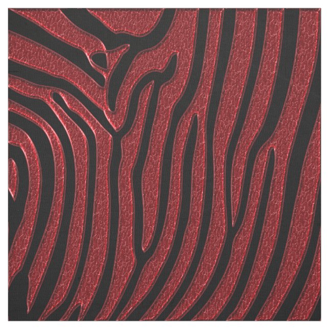 Elegant Zebra Print Fabric (Swatch)