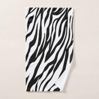 Elegant Zebra Skin Hand Towel