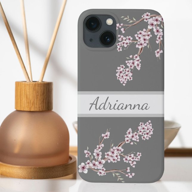 Elegant Zen Cherry Blossom Charm Pink Case-Mate iPhone Case (Creator Uploaded)