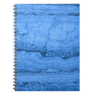 ElegantBlue Granite pattern blue marble  Notebook
