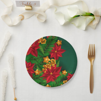Elegantes Christmas Design   Pappteller Paper Plate