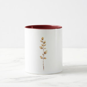 Elegantly Botanical Foliage Branch Mug
