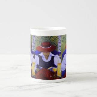 Elegantly charming coffee mug. bone china mug
