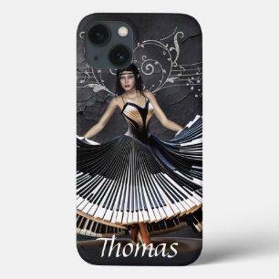 Elegantly dancing woman  iPhone 13 case